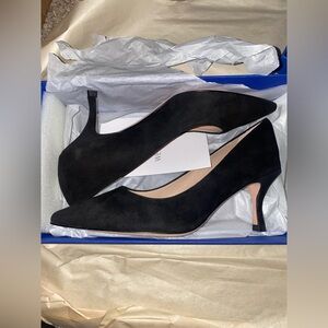 Stuart Weitzman Black Suede Heels